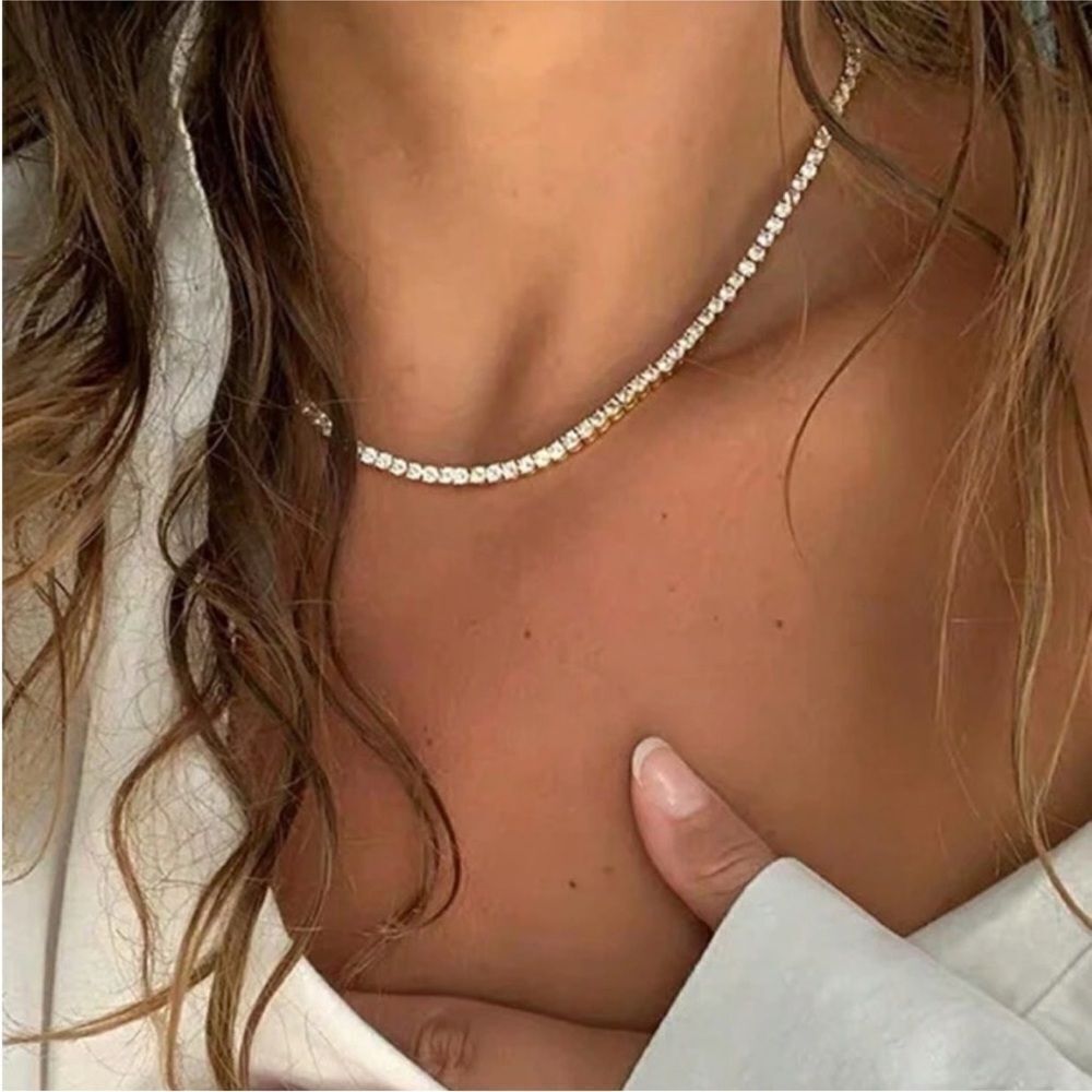 Anthropologie Silver Necklace